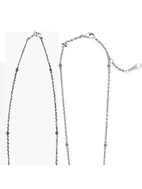 LAGOS SS necklace, 6 caviar ball stations